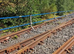Fencing and Lighting Contractors Provide Magnetic Fencing to Wellingborough Station Remodelling